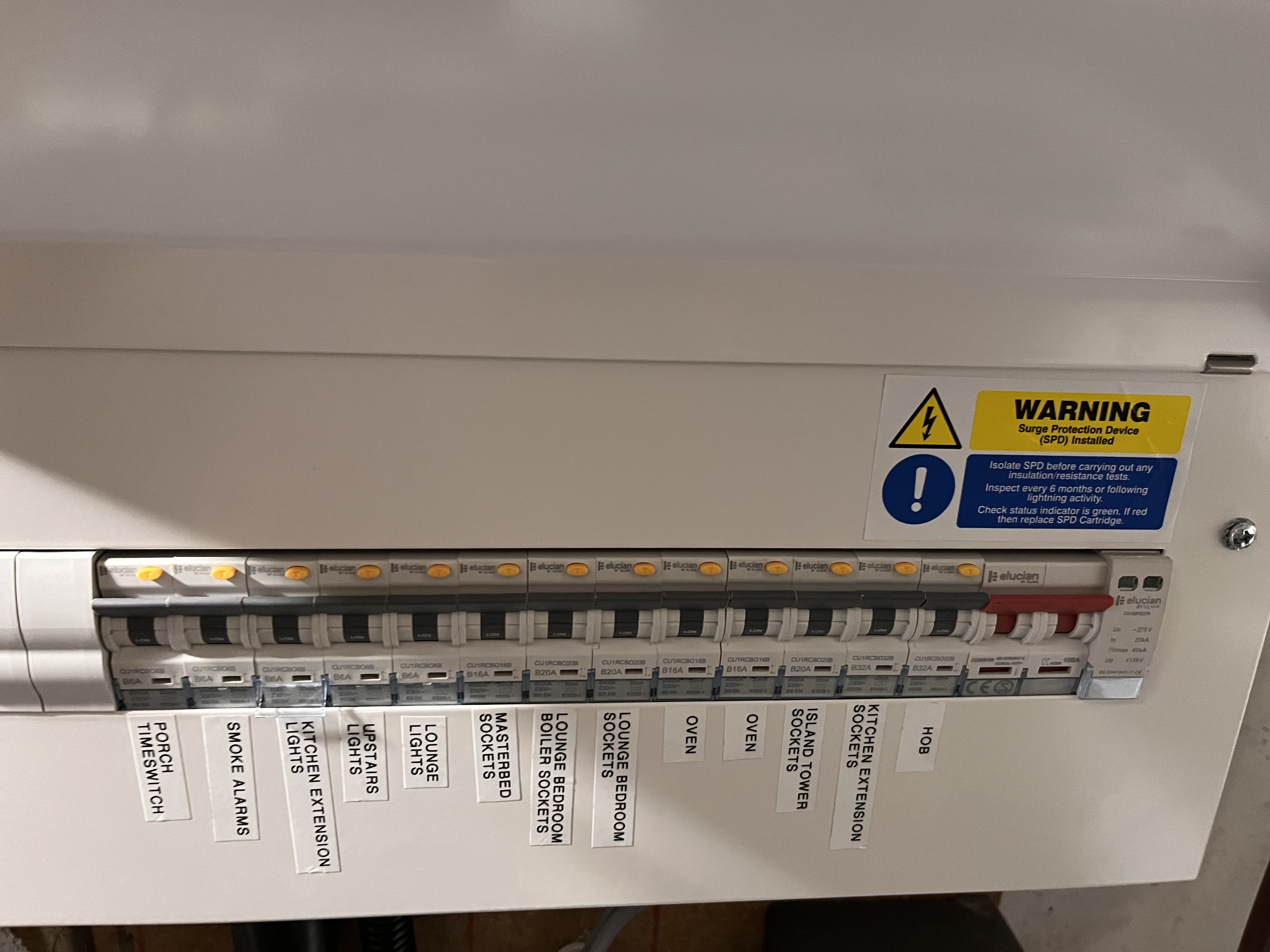 Replacement RCBO board